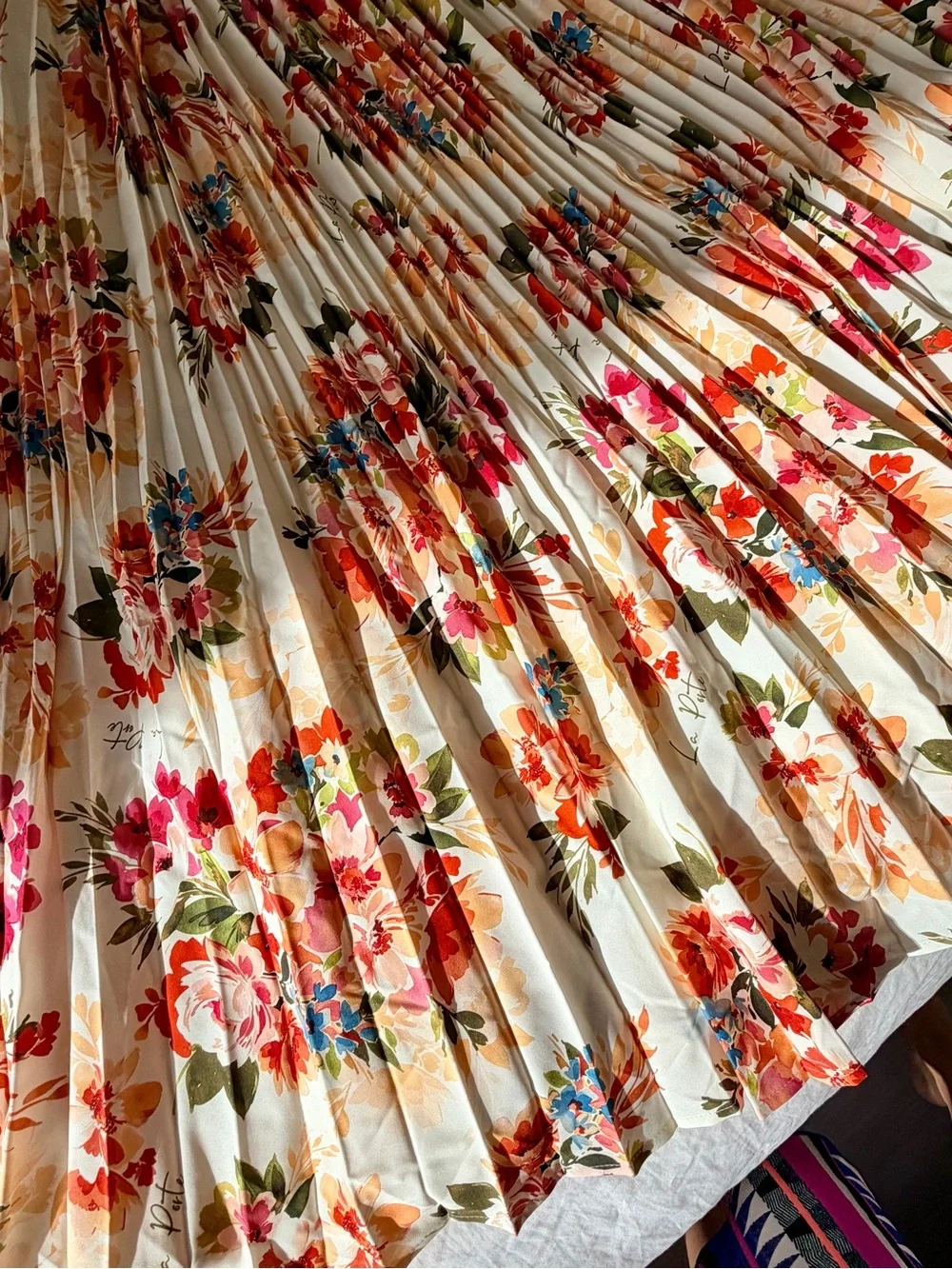 NWT La Porte Floral XS Skirt (part of Maxi Set)